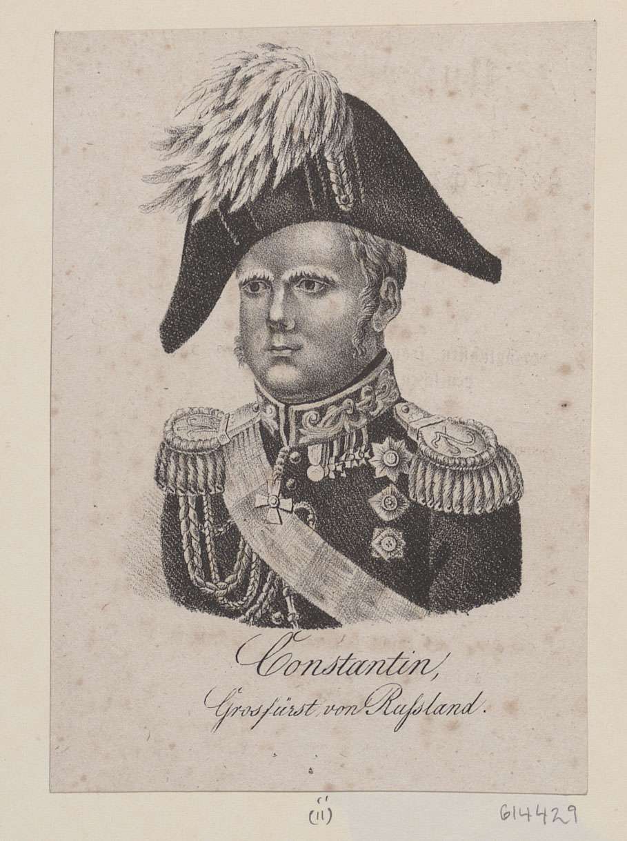 В Пруссии Николай Павлович считался наследником престола уже к 1820 году.  А как же Константин?